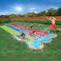 Banzai Kids Triple Racer Water Slide- 16 feet long   569767613